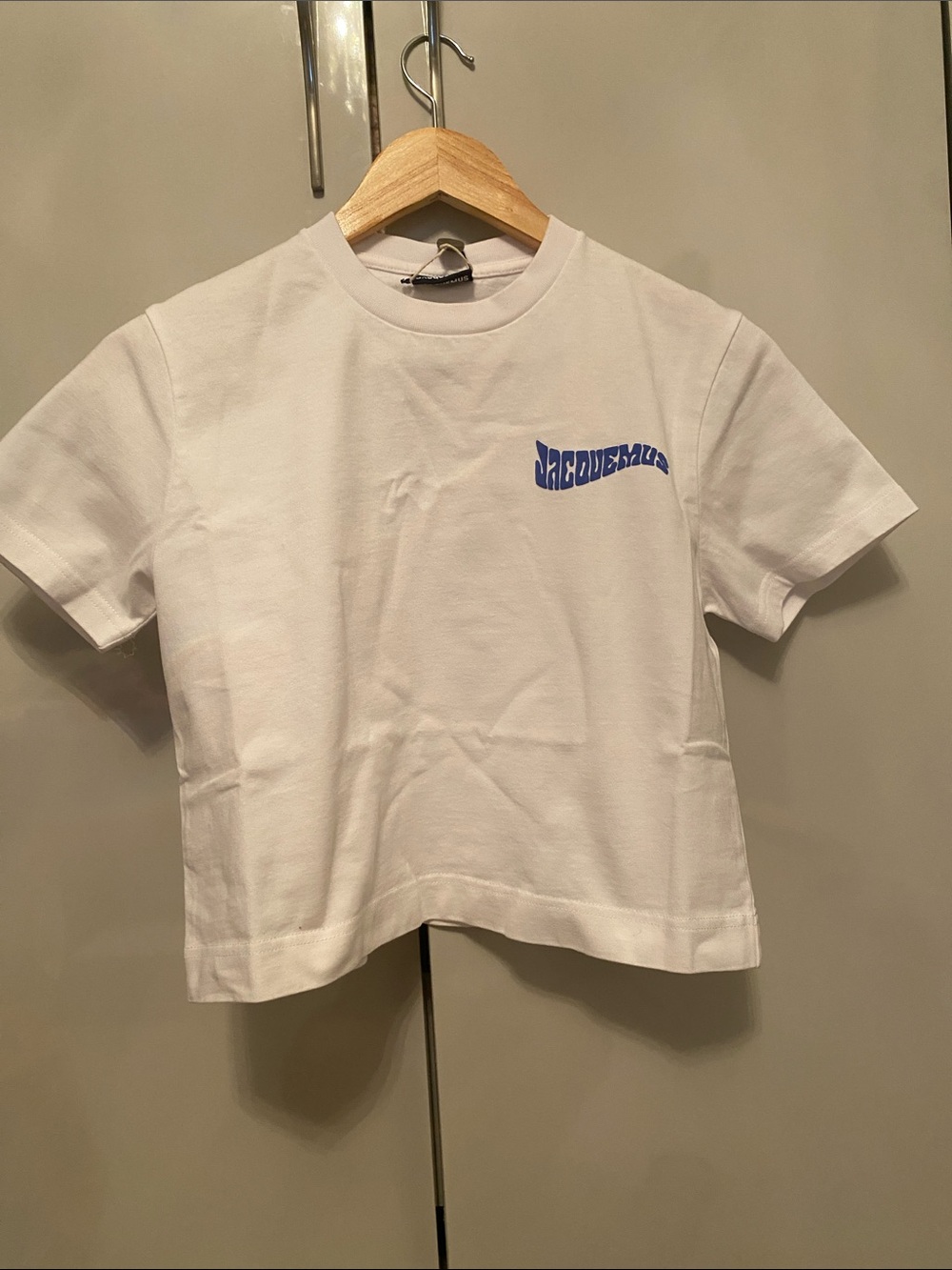 JACQUEMUS Le Camargue T-Shirt cropped size S - Picture 3 of 6
